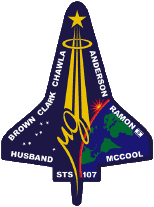 STS107 Mission Patch