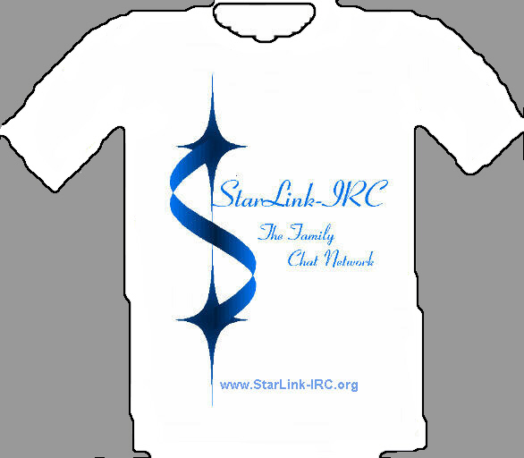 Blue on White Shirt