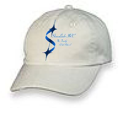 Blue on White Hat